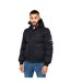Mens Milwaka Jacket Black Crosshatch-2