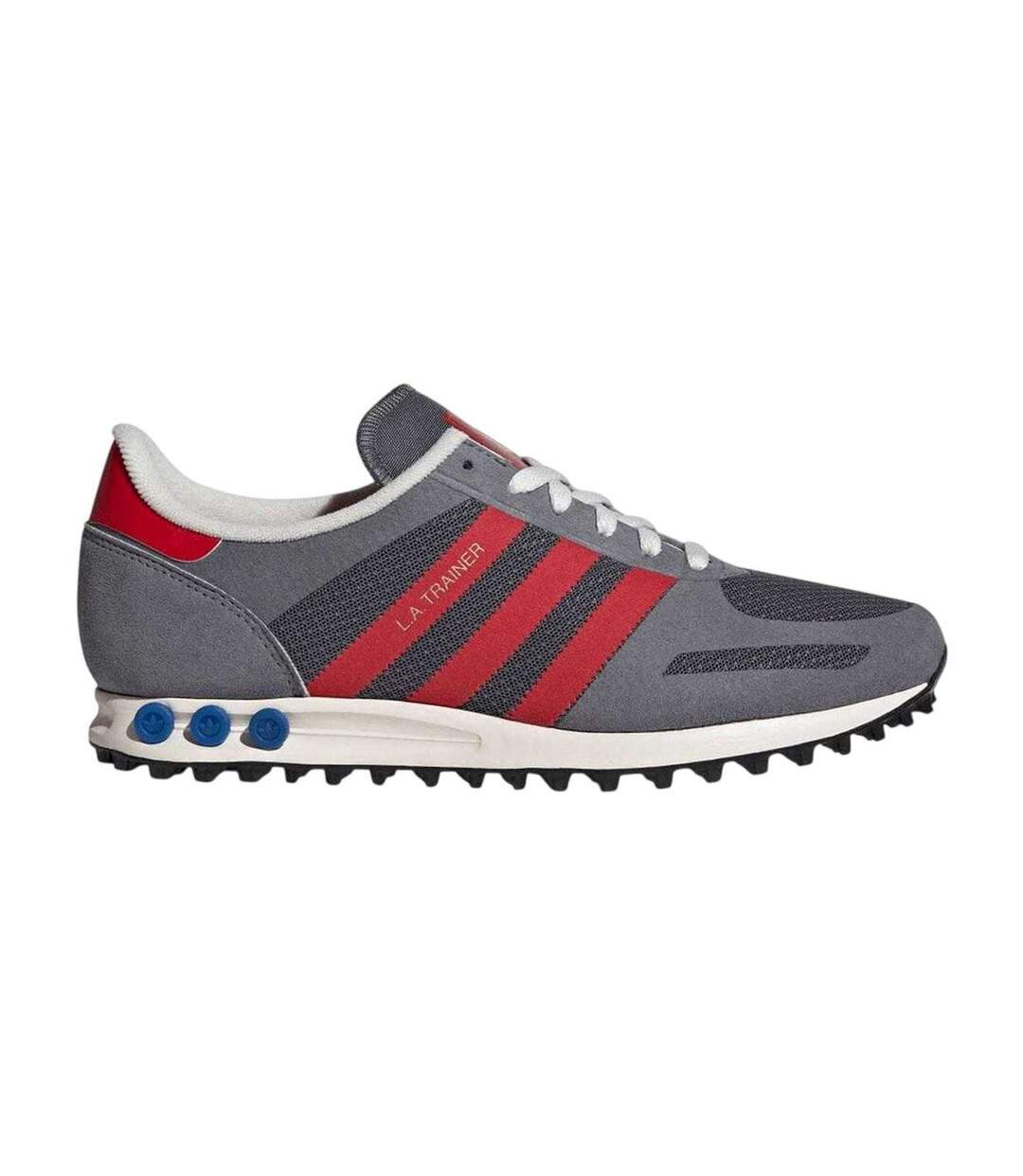 Womens/ladies Originals L.a Leather Trainers Grey Adidas-3