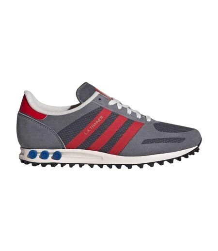 Womens/ladies Originals L.a Leather Trainers Grey Adidas