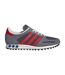 Womens/ladies Originals L.a Leather Trainers Grey Adidas-3