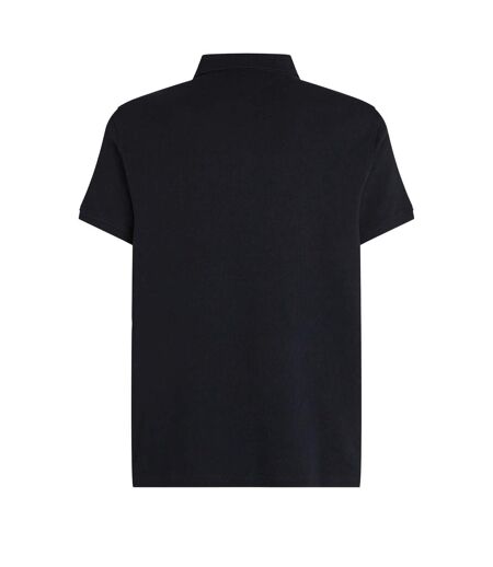 Mens Waffle Regular Polo Shirt Blue Tommy Hilfiger
