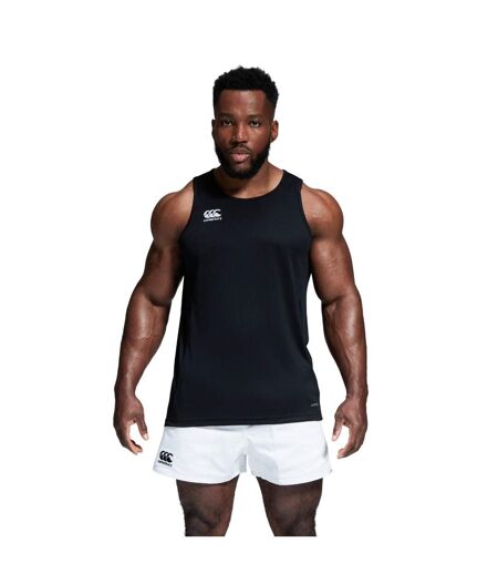 Mens Club Dry Tank Top Black Canterbury