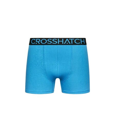 Boxers Knighting Homme Noir Bleu Crosshatch