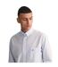 Mens Gingham Regular Shirt Blue Gant-3