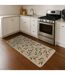 Tapis Tissé Imprimé Lucene 45x120cm Naturel-2