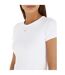 T-shirt Motif/style Logo Femme Blanc Tommy Jeans-4