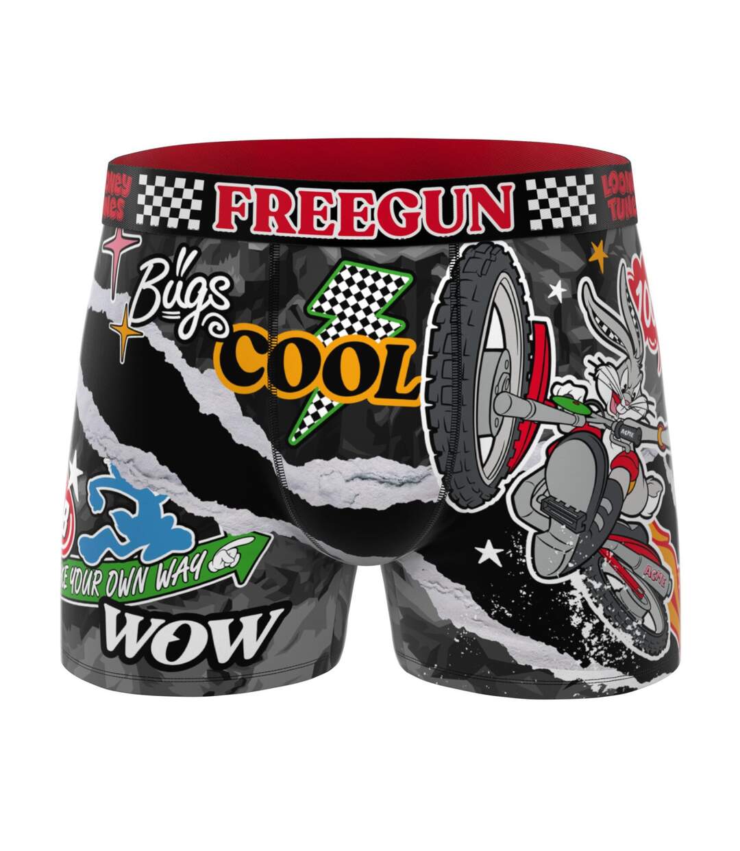 Lot de 4 boxers homme Looney Tunes Freegun-5
