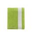 Drap de plage ou drap de bain - 89006 - vert lime - coton velours