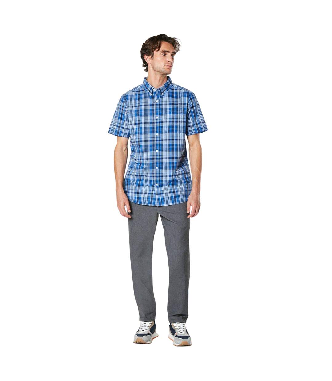 Chemise homme bleu Maine-3