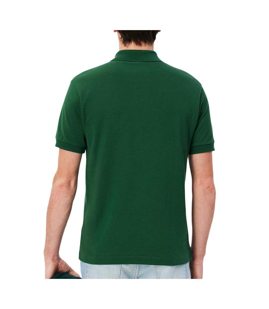 Polo vert forêt homme lacoste l1212-2