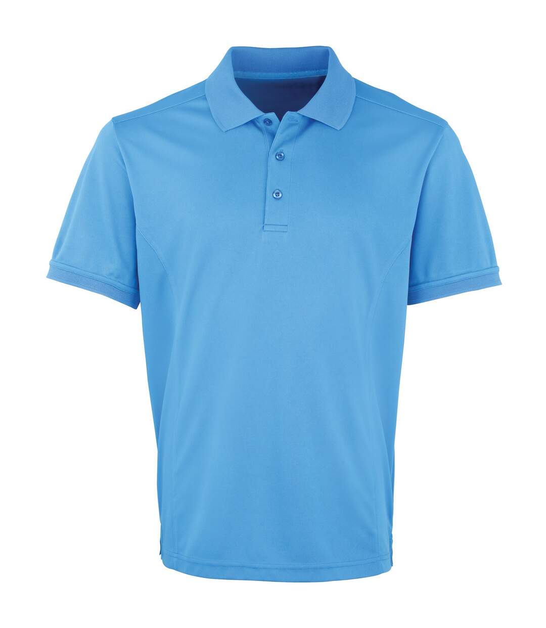 Premier Mens Coolchecker Pique Short Sleeve Polo T-Shirt (Sapphire)