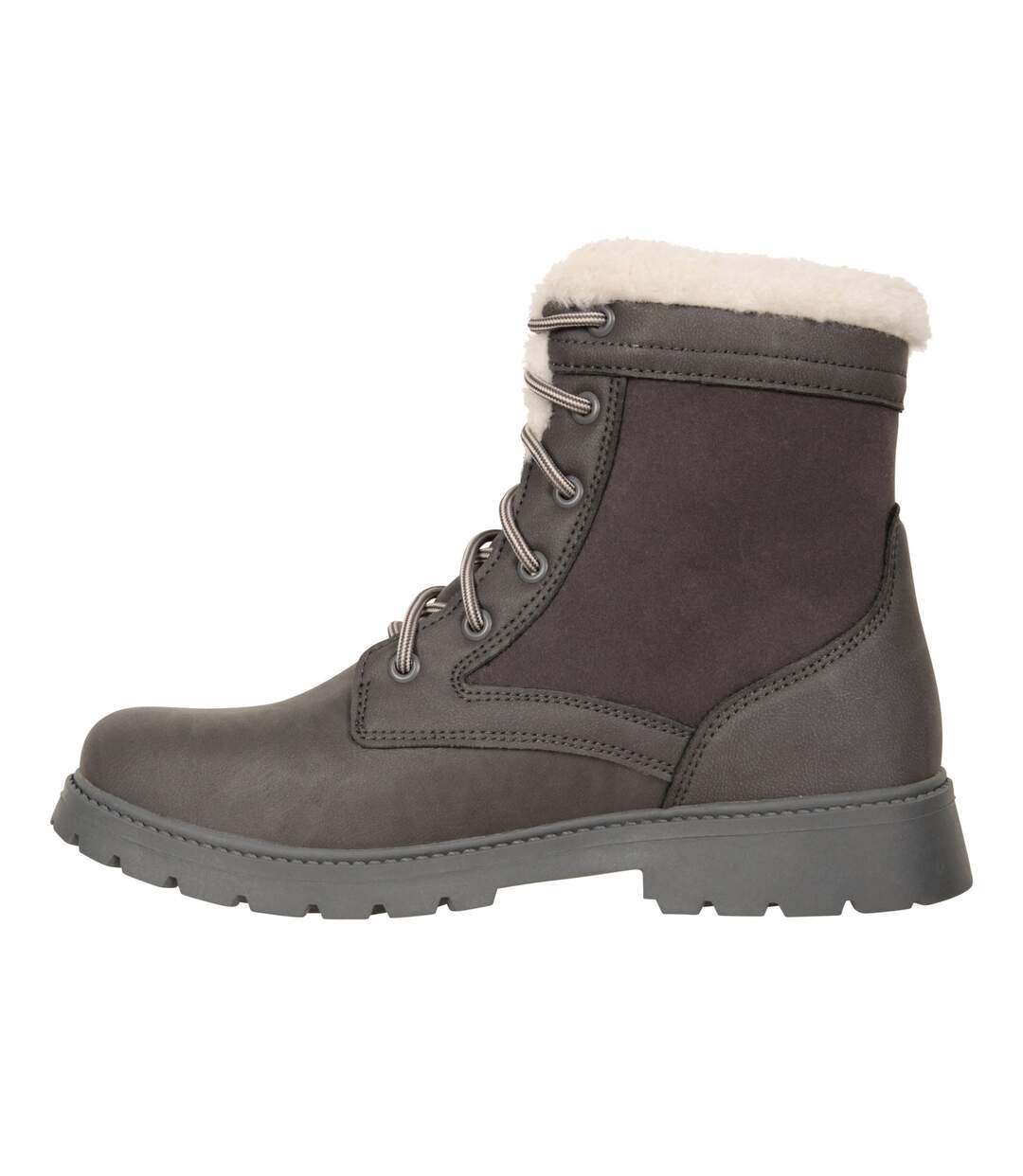 Womens/ladies Thermal Waterproof Ankle Boots Charcoal Mountain Warehouse-3