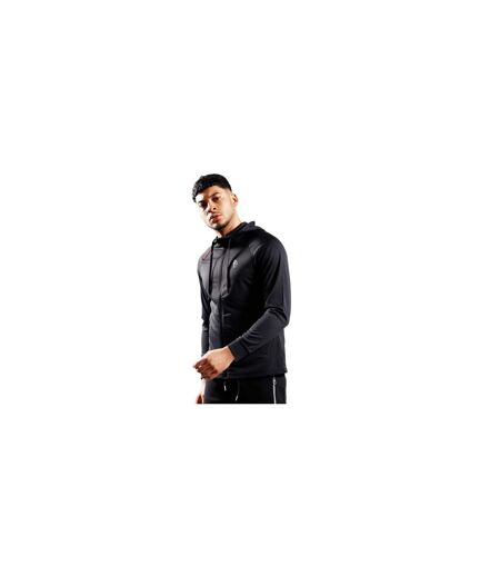 Mens Raglan Sweatshirt Jet Black Luke