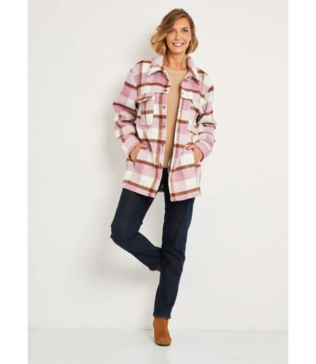 Veste surchemise chaude carreaux