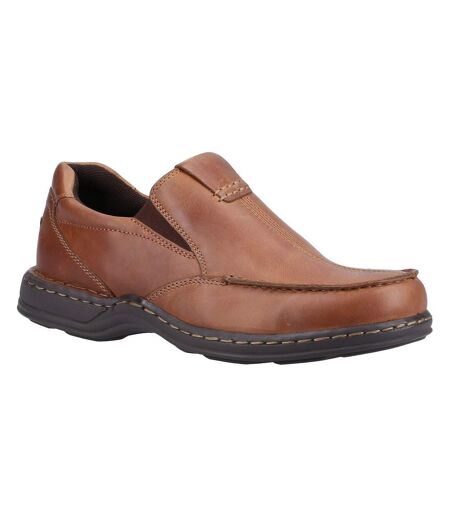 Hush Puppies Mens Ronnie Leather Loafers (Brown) - UTFS10063