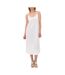 Robe blanche mi-longue femme vero moda jeanett - s-1