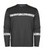 Mens Progression Hi-vis Long-sleeved T-shirt Grey Black Projob-1