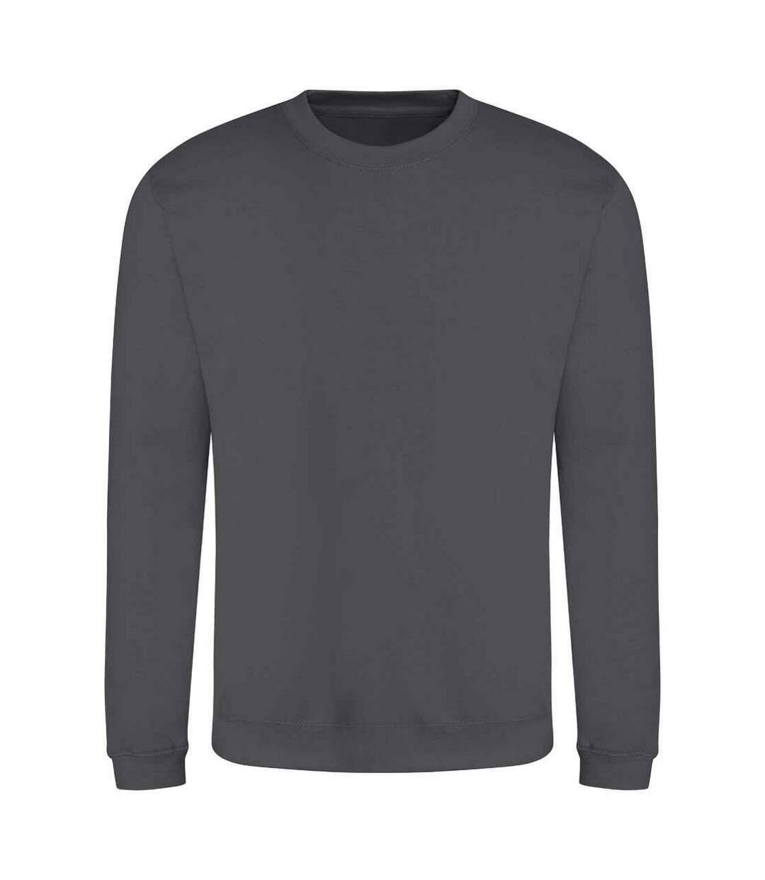 Sweatshirt unisexe gris foncé Awdis-1