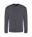 Sweatshirt unisexe gris foncé Awdis-1