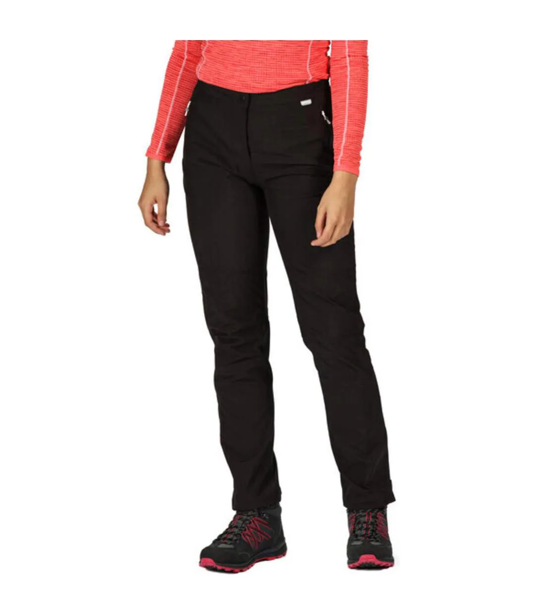 Womens/ladies Highton Waterproof Over Trousers Black Regatta-1