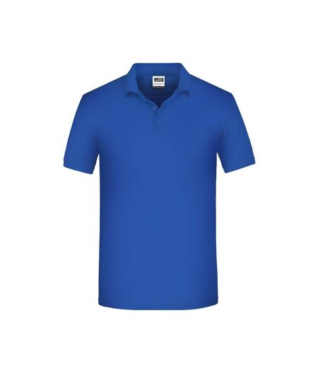 Polo Bio Workwear Homme Bleu Roi James And Nicholson
