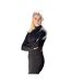 Womens/ladies Hamilton Sparkle Base Layer Top Black Coldstream-1