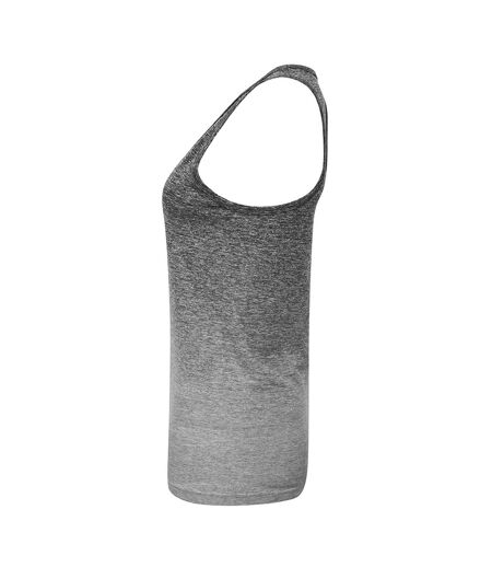 Tombo Womens/Ladies Seamless Fade Out Vest (Dark Grey/Light Grey Marl) - UTPC3038
