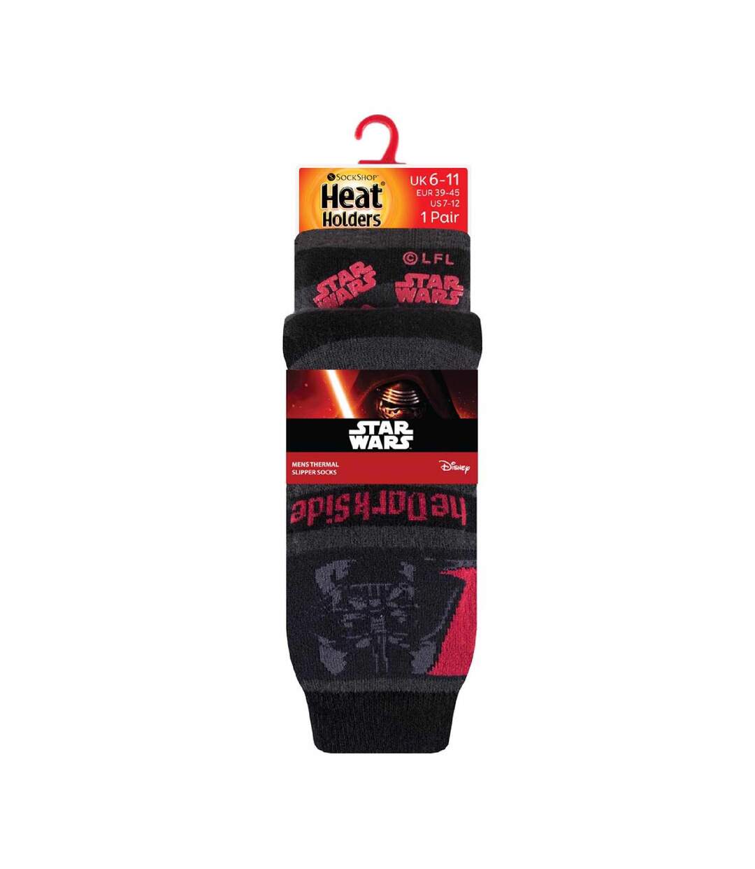 Heat Holders Mens Film Theme Thermal Slipper Socks-2