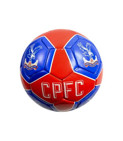 Crystal Palace FC - Ballon de foot (Rouge / Bleu / Blanc) (Taille 5) - UTSG29347
