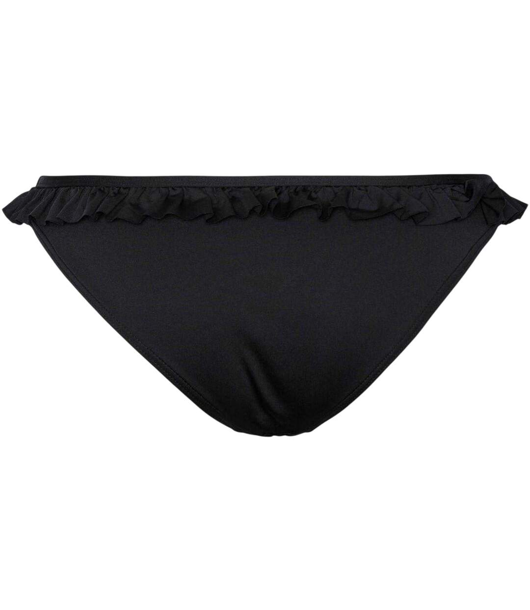 Bas De Maillot De Bain Motif/style À Volants Femme Noir Pieces-2
