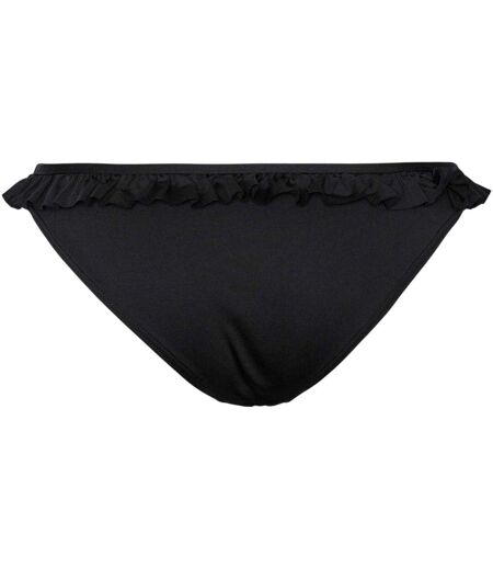 Bas De Maillot De Bain Motif/style À Volants Femme Noir Pieces