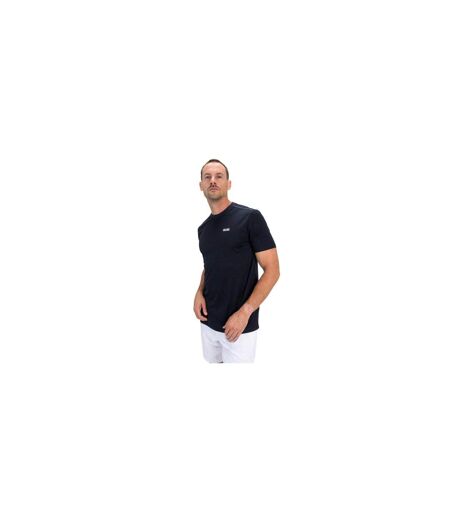 T-shirt Manches Courtes Sport Motif/style Logo Homme Bleu Foncé Sjeng Sports