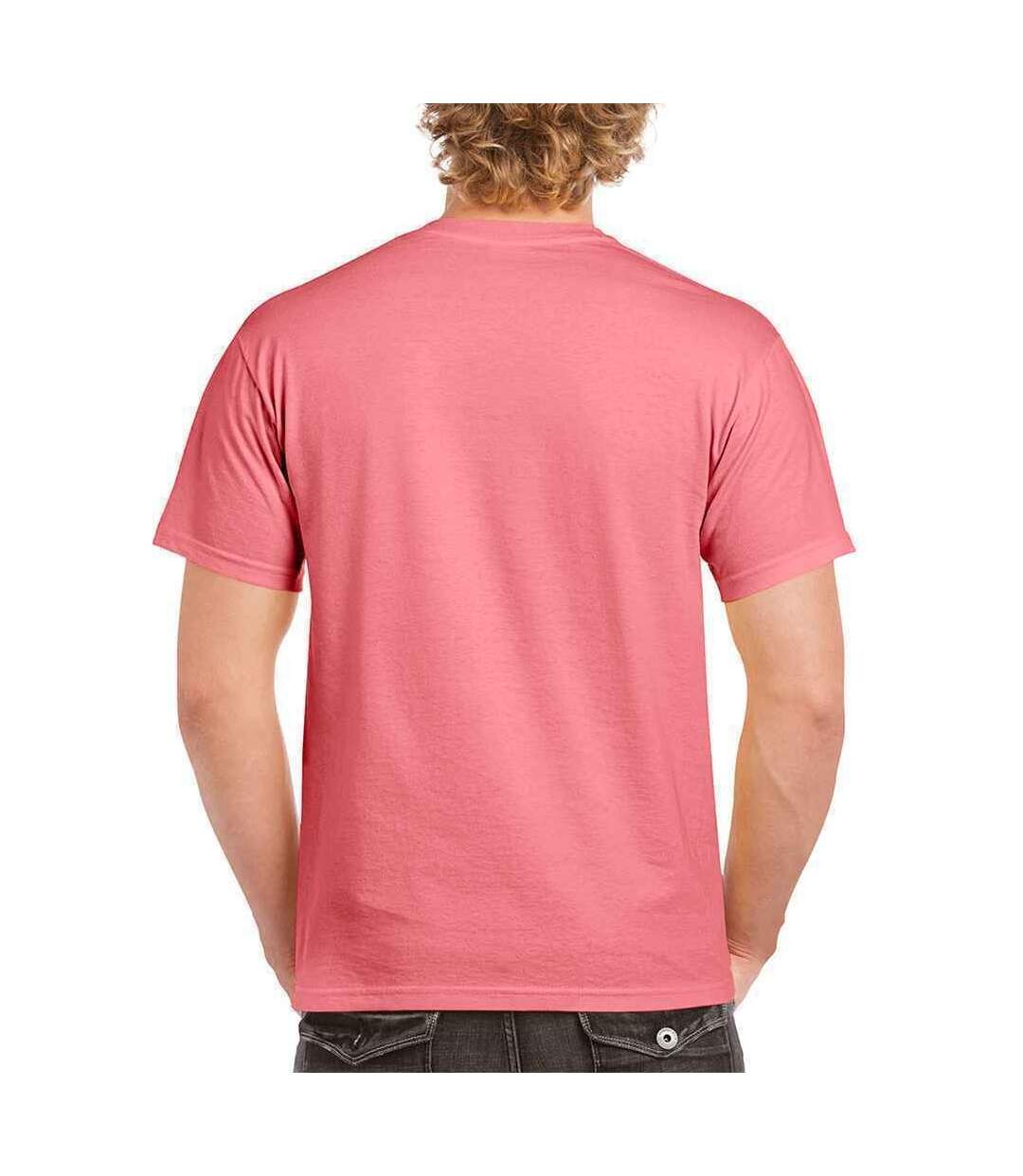 gildan coral silk t shirt