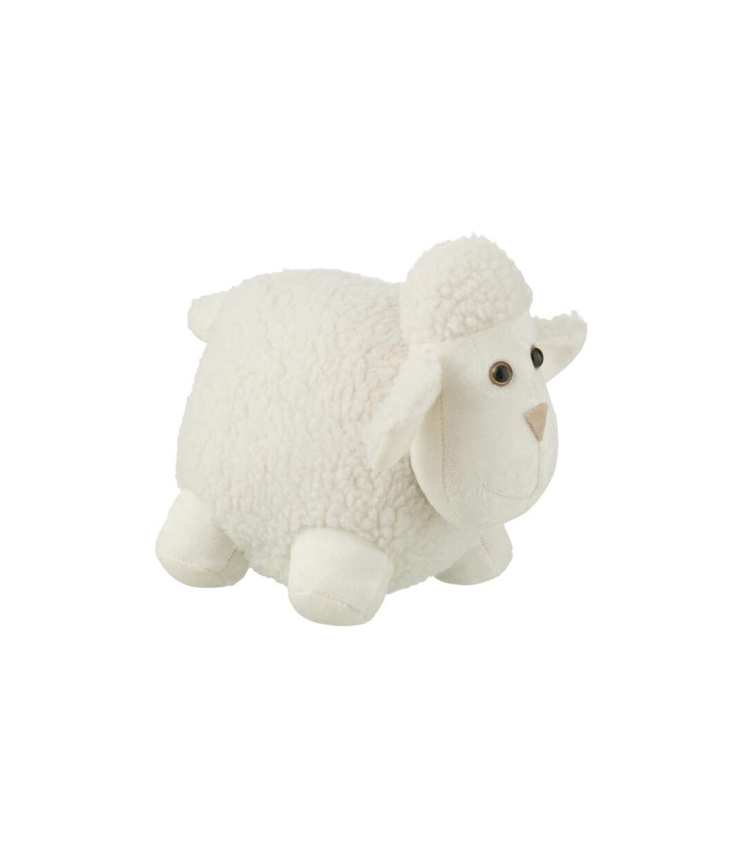 Cale-Porte Déco Mouton 30cm Blanc-1