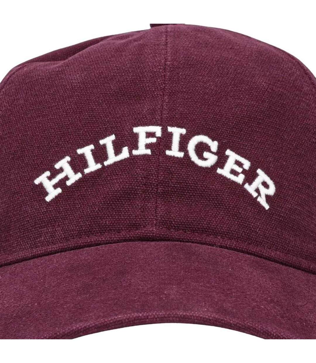 Casquette De Baseball Motif/style Logo Brodé Homme Bordeaux Blanc Tommy Hilfiger-3