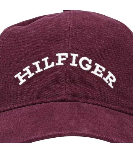 Casquette De Baseball Motif/style Logo Brodé Homme Bordeaux Blanc Tommy Hilfiger