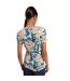 Womens/ladies Floral T-shirt Cream Ted Baker-3