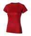 Elevate Womens/Ladies Niagara Short Sleeve T-Shirt (Red)