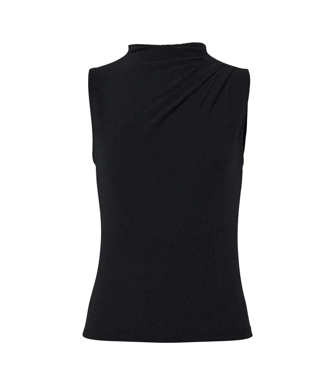 Haut Motif/style Drapé Madison Femme Noir Pieces-2