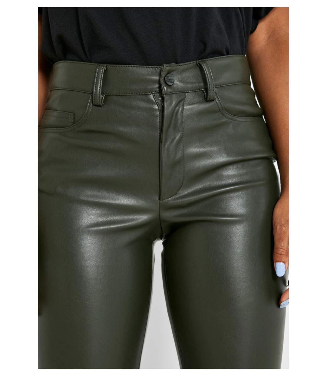 Pantalon simili cuir-4
