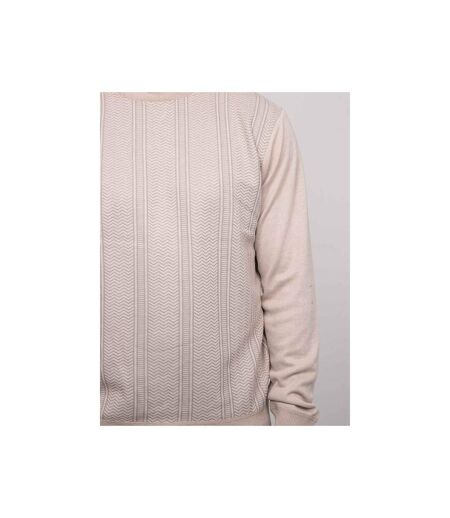 Pull fin col rond jacquard LORANCH