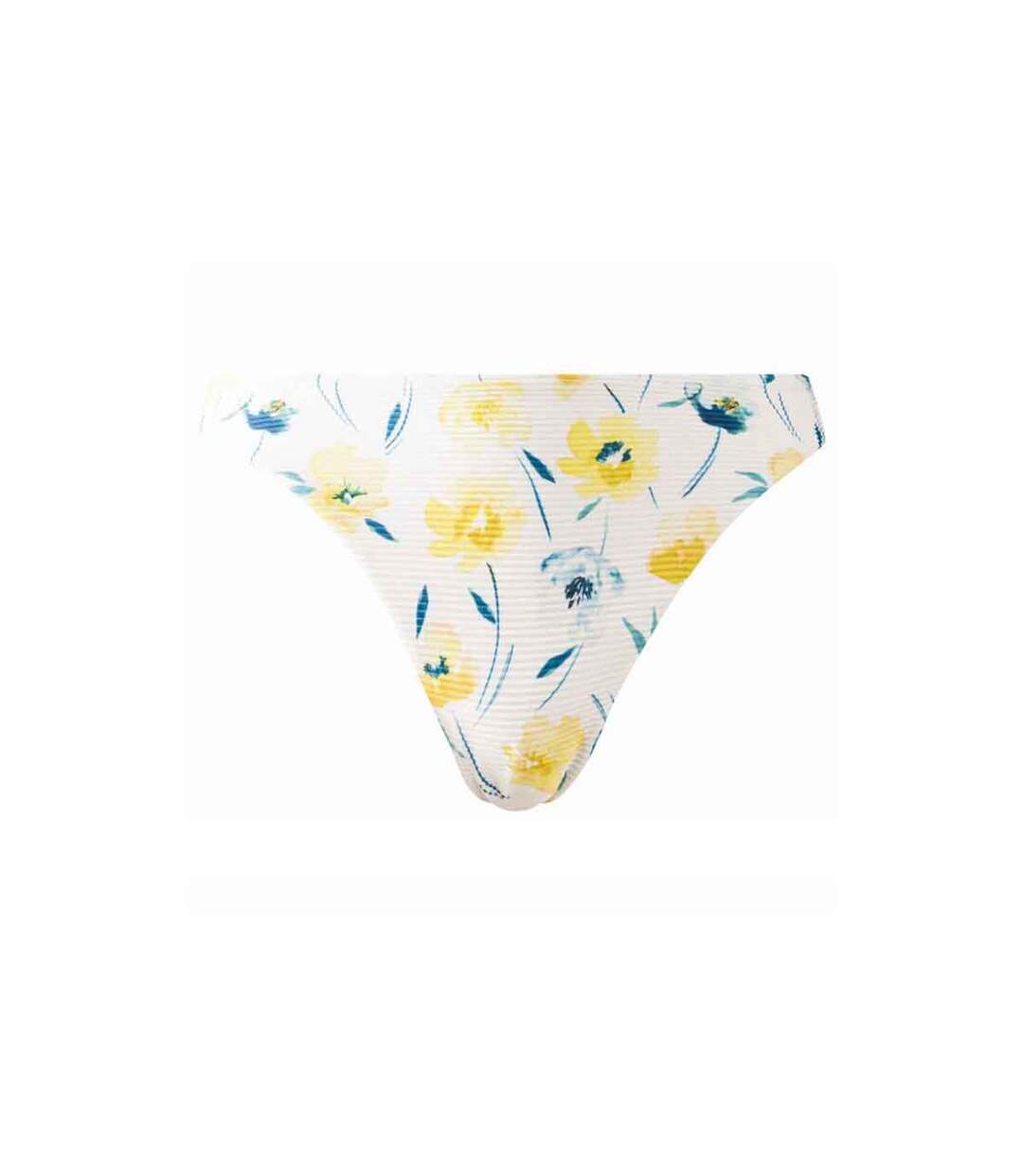 Slip de bain tanga blanc CITRONNADE-1