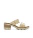 Mules beige femme relife lehm-2