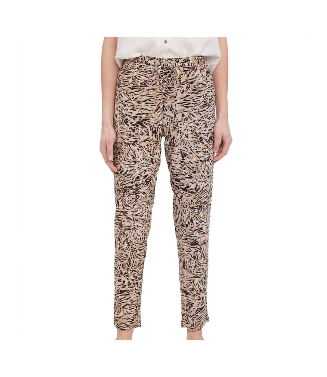 Pantalon Beige Imprimé Femme Vero Moda Easy - S-1