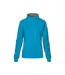 Veste Femme Turquoise Vif Gris Clair Uni Promodoro-1