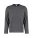 Kustom Kit Mens Long-Sleeved T-Shirt (Dark Grey Melange)