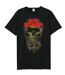 T-shirt Halloween Style Rob Zombie Green Zombie Adulte Noir Amplified-1