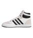 Mens Originals Leather High Top Trainers White Adidas-2