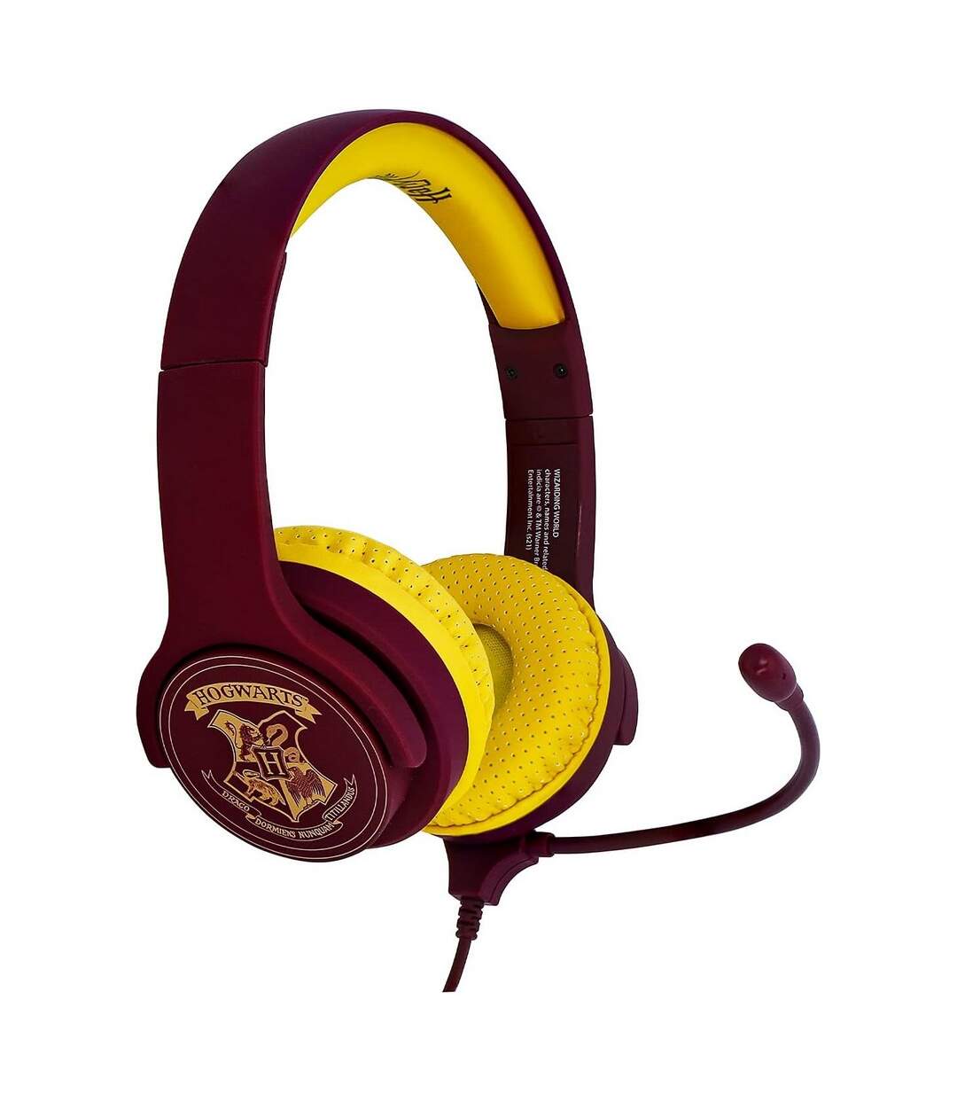 Casque interactif enfant taille unique bordeaux / jaune Harry Potter-2