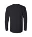 Pack Of 5   Mens Soft Style Long Sleeve T-shirt Black Gildan-3